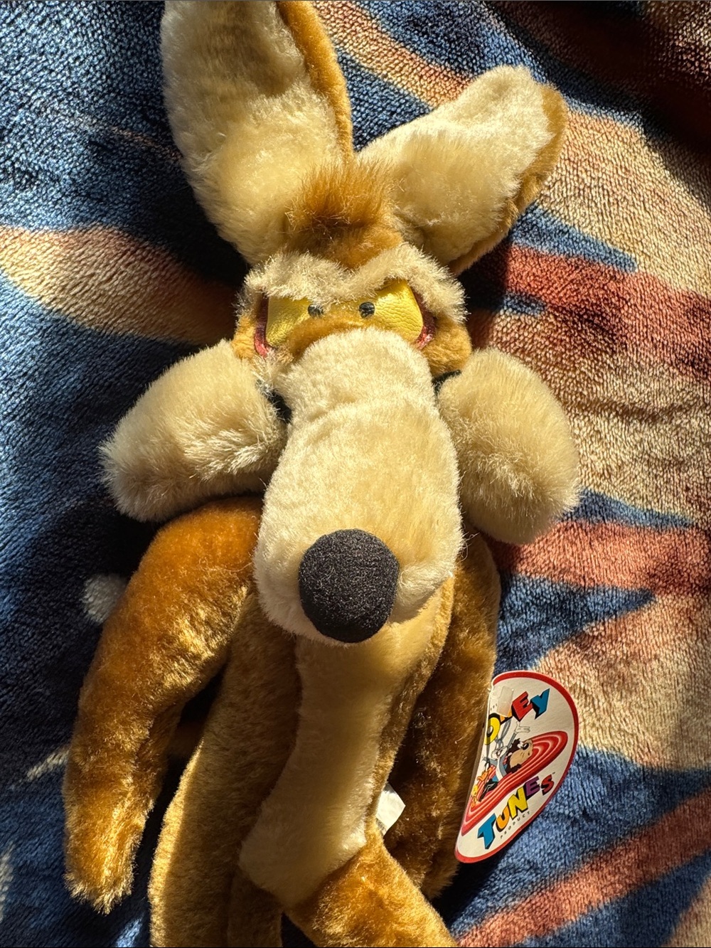 Vintage looney Tunes Warner Bros. Wile E. Coyote Plush